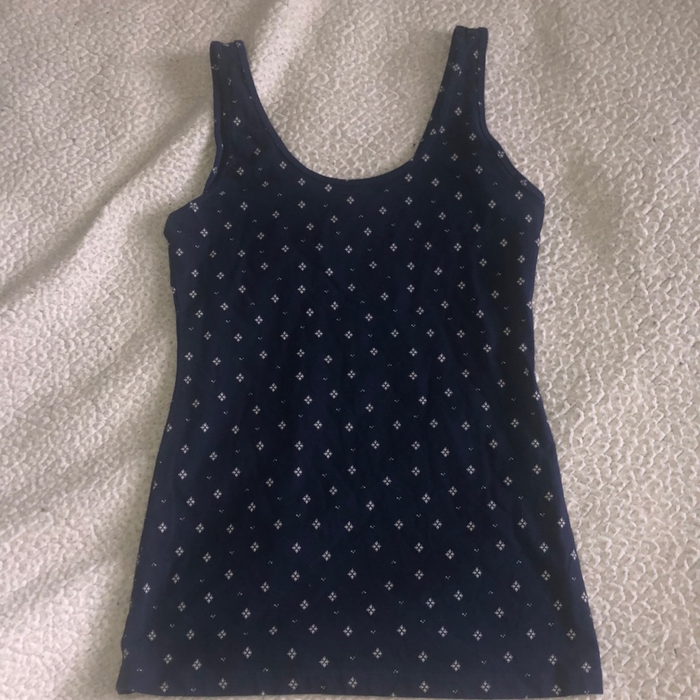 Blue tank top